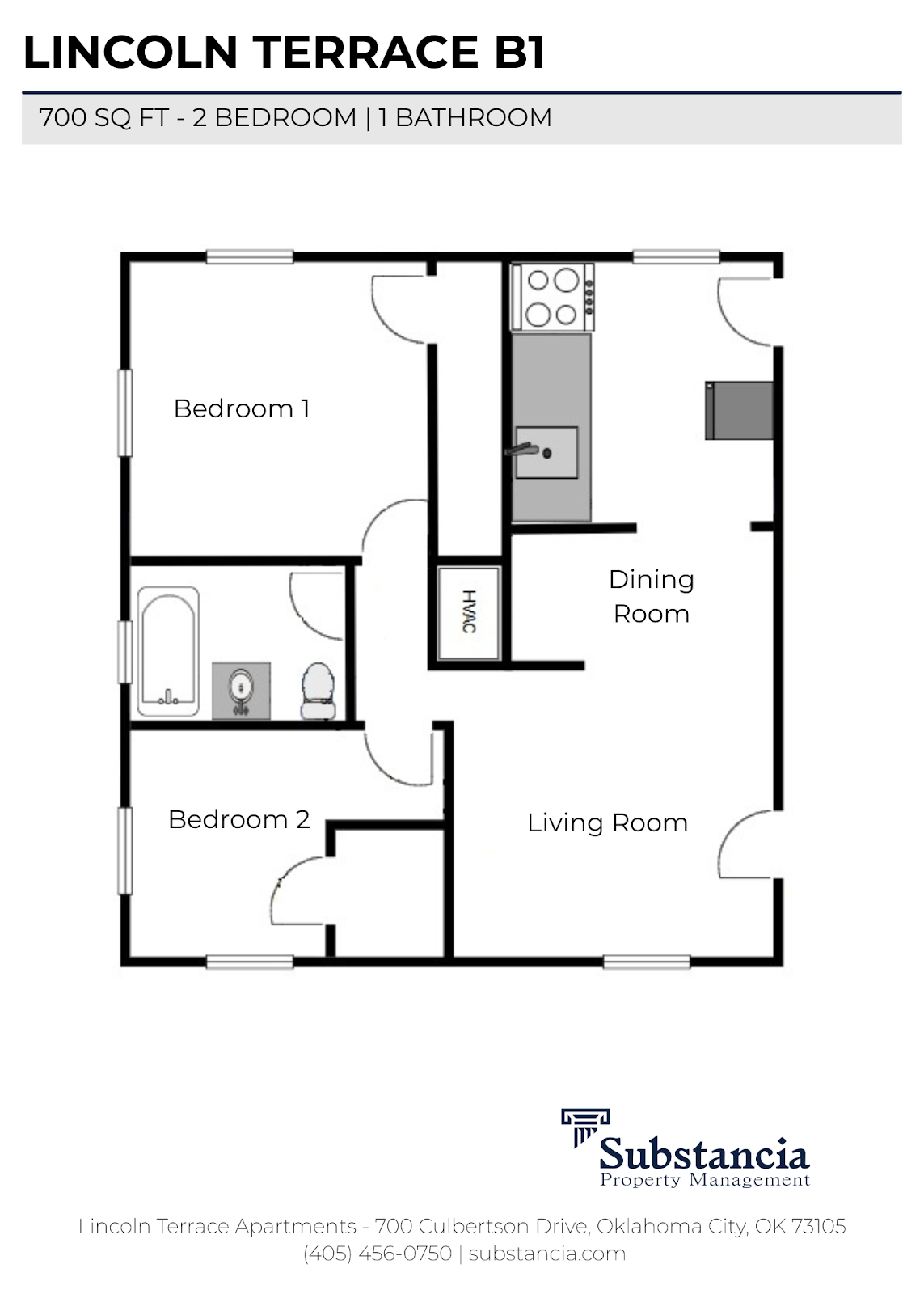 2-Bedroom Floorplan A